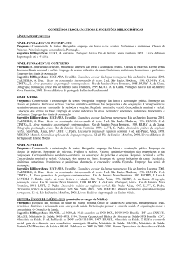 Abertura Conte&uacute;do Program&aacute;tico