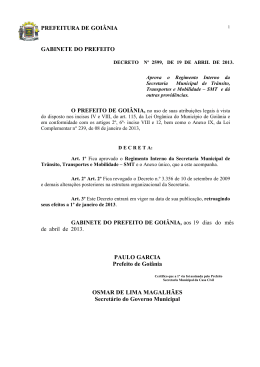 Decreto N&ordm; 2599 de 19/04/2013