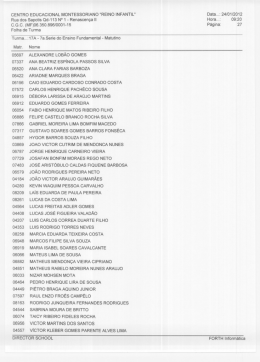 7&ordf; s&eacute;rie - reino infantil