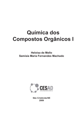 Qu&iacute;mica dos compostos Org&acirc;nicos I