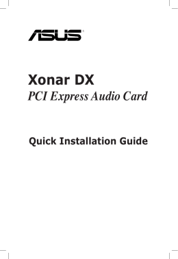 Xonar DX - Newegg.com