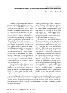 Democracia Discursiva