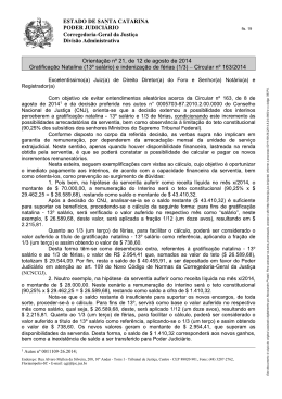 (13&ordm; sal&aacute;rio) e indeniza&ccedil;&atilde;o de f&eacute;rias (1/3)