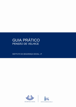 Guia Pr&aacute;tico &ndash; Pens&atilde;o de Velhice