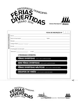 F&Eacute;RIAS DIVERTIDAS N&Aacute;UTICAS &raquo; DOS 8 AOS 12 ANOS DE IDADE