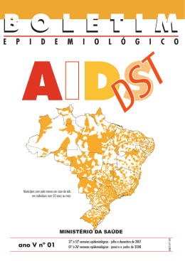 E P I D E M I O L &Oacute; G I C O - Departamento de DST, Aids e Hepatites