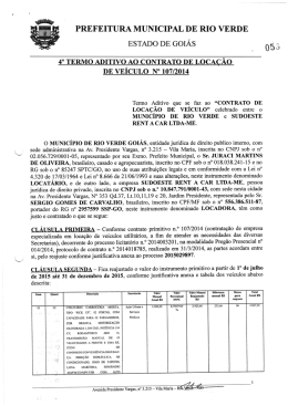 prefeitura municipal de rio verde estado de goiás 4º termo aditivo ao