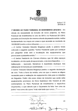 Acta n.° 12 2010.06.16 - Câmara Municipal Felgueiras