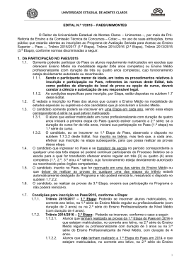 Edital - Cotec - Universidade Estadual de Montes Claros