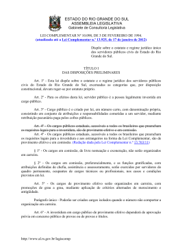 Lei Complementar n&ordm; 10.098