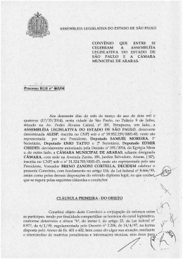 Convênio Assembléia Legislativa