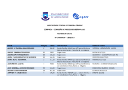 a lista. - Universidade Federal de Campina Grande