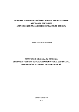 programa de p&oacute;s-gradua&ccedil;&atilde;o em desenvolvimento regional