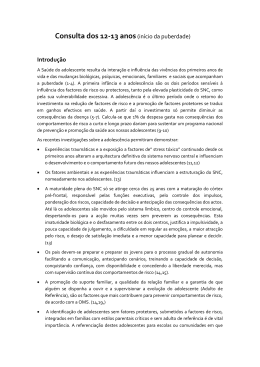 Consulta dos 12-13 anos - Administra&ccedil;&atilde;o Regional de Sa&uacute;de do