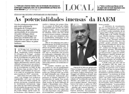 (...) &ldquo;Acho que o Governo central, uma vez terminado este processo de