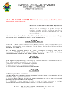 lei compl. 091 - restruturação quadro de cargos legislativo municipal