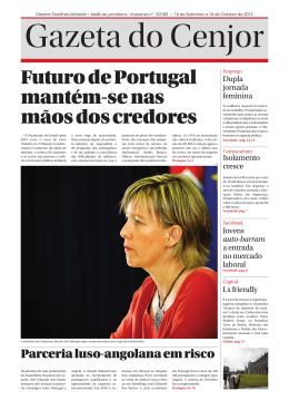 Futuro de Portugal mant&eacute;m-se nas m&atilde;os dos credores