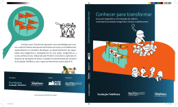 Conhecer para transformar