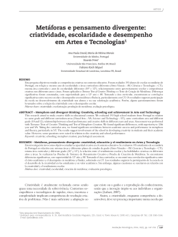 artigo met&aacute;foras - Universidade do Minho