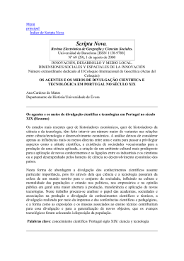 Os agentes e os meios de divulga&ccedil;&atilde;o cientifica e tecnologica em