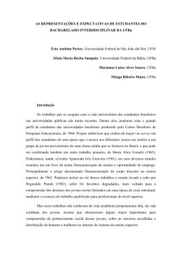 AS REPRESENTAÇÕES E EXPECTATIVAS DE