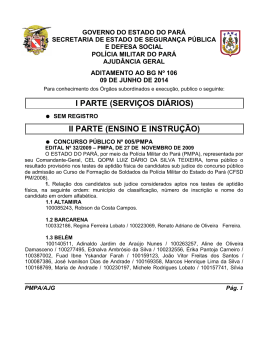 ADIT. BG 106 - De 09 JUN 2014 - Proxy da Polícia Militar do Pará!