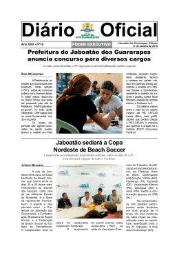 Di&aacute;rio Oficial do Munic&iacute;pio