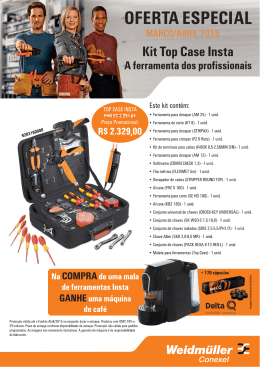 Campanha Mar&ccedil;o-Abril 2015 x5 - Weidm&uuml;ller Conexel do Brasil