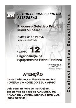 Engenheiro(a) de Equipamentos Pleno - El&eacute;trica