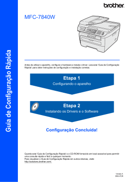 Guia de Configura&ccedil;&atilde;o R&aacute;pida