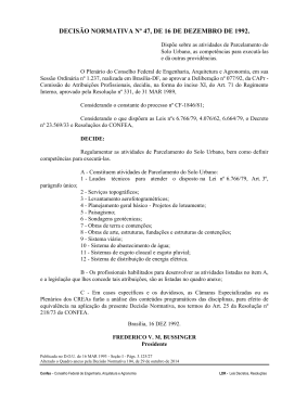Decisão Normativa n. 047 (CONFEA, 1992)