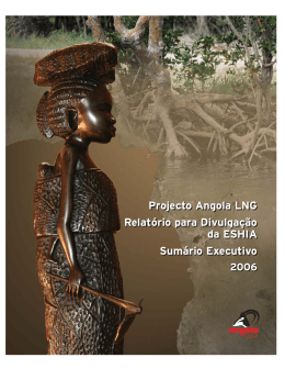 Projecto Angola LNG Relat&oacute;rio para Divulga&ccedil;&atilde;o da ESHIA Sum&aacute;rio