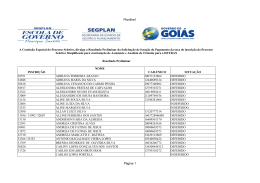 Resultado Preliminar da Solicita&ccedil;&atilde;o de Isen&ccedil;&atilde;o do Pagamento da