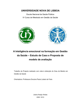 Disserta&ccedil;&atilde;o de Mestrado - Joana Araujo Areias