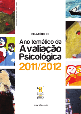 Relatório do Ano Temático da Avaliação Psicológica