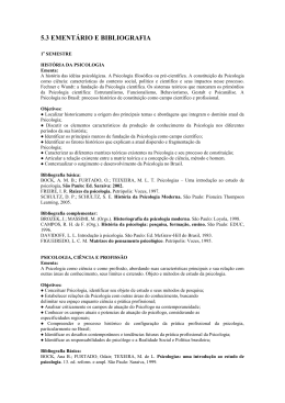 5.3 EMENT&Aacute;RIO E BIBLIOGRAFIA - Faculdade Adventista da Bahia
