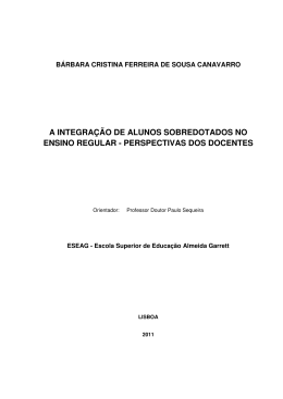Alunos Sobredotados