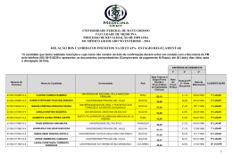 rela&ccedil;&atilde;o dos candidatos inscritos na iii etapa&ndash; est&aacute;gio