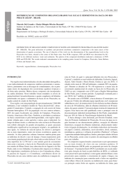 Artigo - Qu&iacute;mica Nova