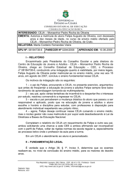 Parecer nº 0294/2008 - Conselho de Educação do Ceará