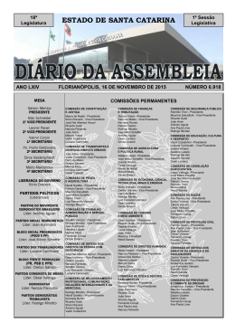 ESTADO DE SANTA CATARINA