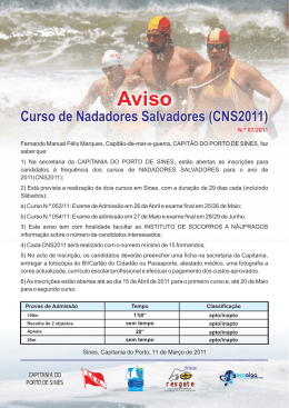Curso de Nadadores Salvadores_2011