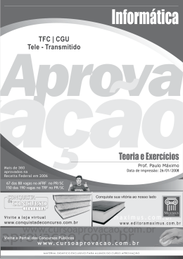 Inform&aacute;tica - Curso Aprova&ccedil;&atilde;o