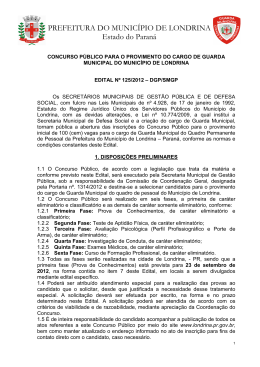 Edital - Curso Solon