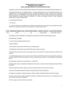 Guarda Municipal - Concursos Via