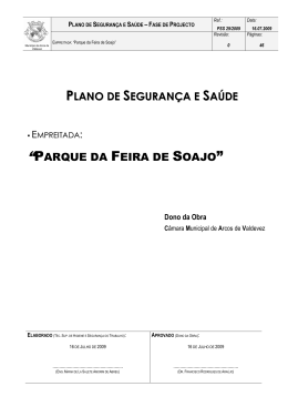 06 - Plano_Seguranca_Saude - Munic&iacute;pio de Arcos de Valdevez