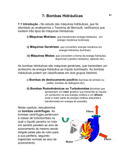 7- Bombas Hidr&aacute;ulicas