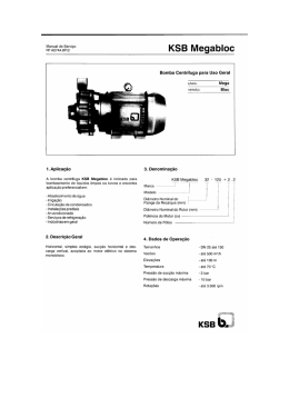 bomba centr&iacute;fuga KSB
