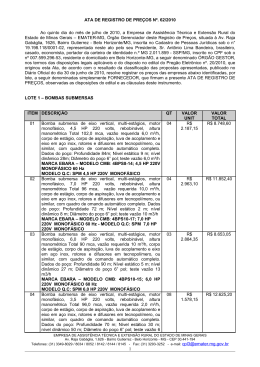 EDITAL DE LICITA&Ccedil;&Atilde;O