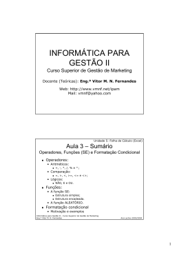 INFORM&Aacute;TICA PARA GEST&Atilde;O II